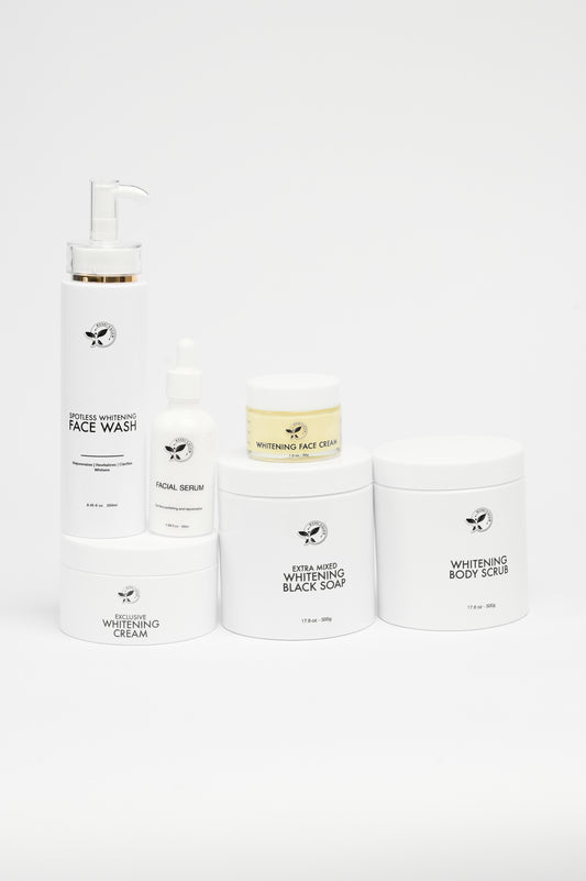 EXTRA MIXED WHITENING BLACK SOAP /CREAM  SET