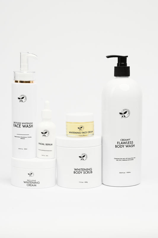 CREAMY FLAWLESS BODY WASH & EXCLUSIVE WHITENING CREAM SET