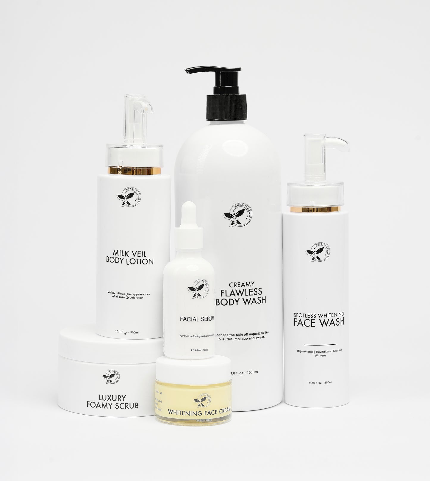 MILK VEIL $ CREAMY FLAWLESS WASH SET ( no oil)