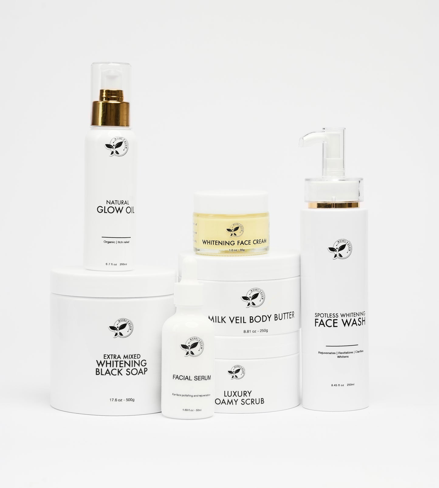 MILK VEIL BUTTER $ WHITENING BODY SCRUB SET