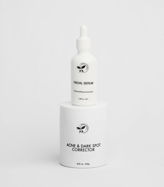 ACNE AND DARK SPOT TREATMENT SOAP & MOISTURIZING FACE SERUM