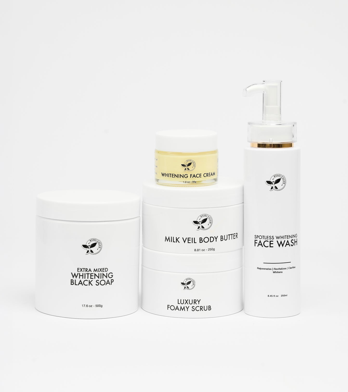 MILK VEIL BODY BUTTER $ LUXURY FOAMY SCRUB SET