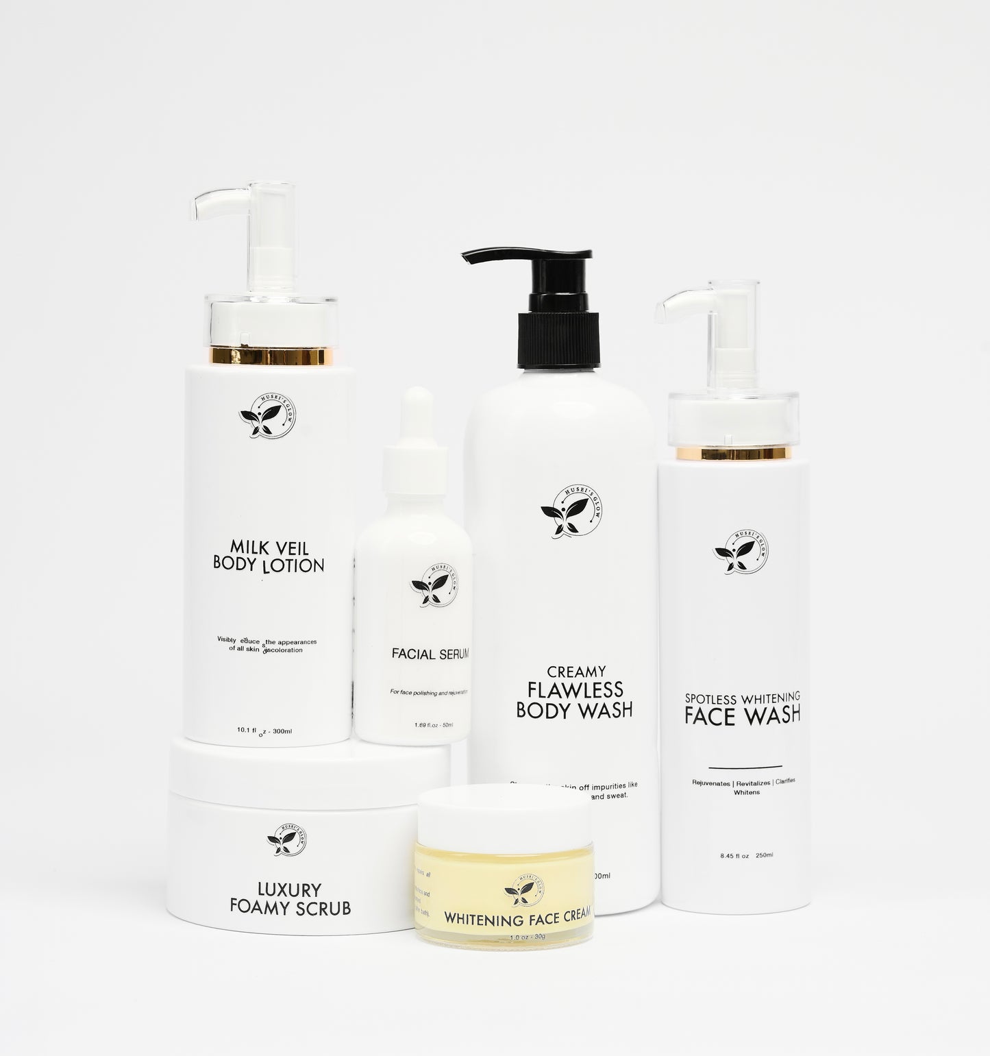 MILK VEIL $ CREAMY FLAWLESS WASH SET ( no oil)